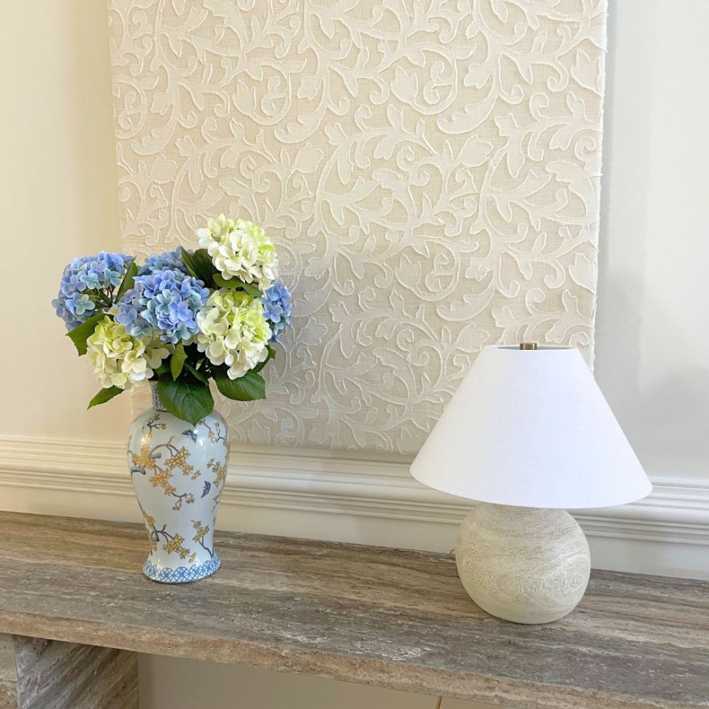 Easy DIY Oversized Textured Textile Wall&nbsp;Art